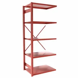 EQUIPTO 665-5A-RD Metal Shelving, Add-On, Heavy-Duty, 36 x 24 Inch Size | CP4HZB 36G112