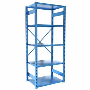 EQUIPTO 665-5S-RB Metal Shelving, Starter, Heavy-Duty, 36 x 24 Inch Size | CP4JBD 36G086