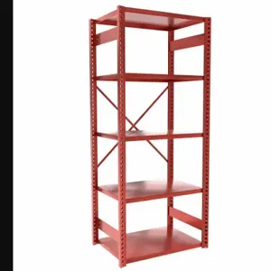 EQUIPTO 665-5S-RD Metal Shelving, Starter, Heavy-Duty, 36 x 24 Inch Size | CP4JBC 36G087