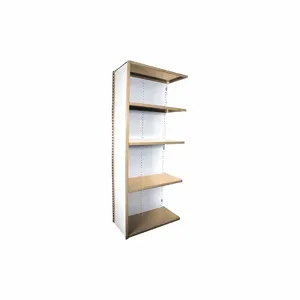 EQUIPTO 673-5A-PY Metal Shelving, Add-On, Heavy-Duty, 36 x 18 Inch Size | CP4HYG 36G089