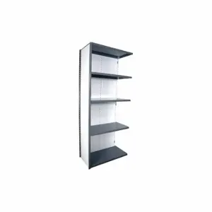 EQUIPTO 673Y5A-GY Metal Shelving, Add-On, Heavy-Duty, 42 Inch x 18 in | CP4HZL 36G044