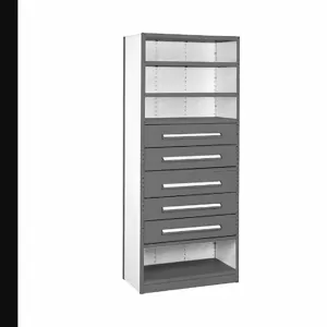 EQUIPTO S4206DN Metal Shelving, Standalone, Heavy-Duty, 36 x 18 Inch Size, 84 Inch Overall Ht, 4 Shelves | CP4JAA 36F890