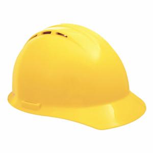 ERB SAFETY 19452 Hard Hat, Front Brim Head Protection, ANSI Classification Type 1, Class C, Yellow | CP4JEQ 53EA58