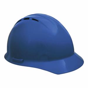 ERB SAFETY 19456 Hard Hat, Front Brim Head Protection, ANSI Classification Type 1, Class C, Blue | CP4JEJ 53EA60