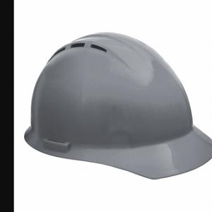 ERB SAFETY 19257 Hard Hat, Front Brim Head Protection, ANSI Classification Type 1, Class C, Gray | CP4JDC 53EA69