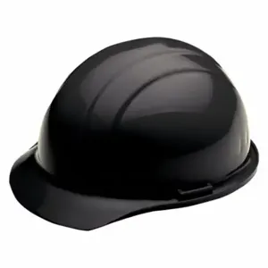 ERB SAFETY 19371 Hard Hat, Front Brim Head Protection, ANSI Classification Type 1, Class E, Black | CP4JDL 53EA41