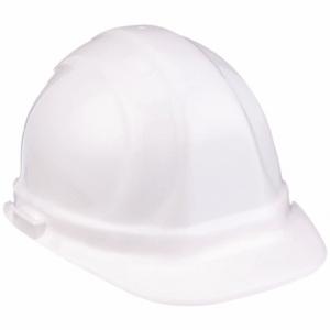 ERB SAFETY 19951-WHITE Schutzhelm, Kopfschutz mit vorderer Krempe, ANSI-Klassifizierung Typ 1, Klasse E, Weiß | CP4JDQ 3JPG6