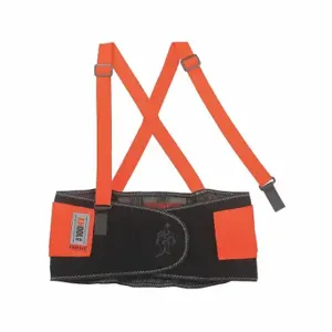 ERGODYNE 100HV Back Support, XS Back Support Size, 8 Inch Width, Up to 25 Inch Fits Waist Size, Orange | CT8AEJ 35ZA88