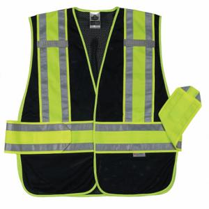 ERGODYNE 21392-TG Incident Co mmand Vest, Navy, Polyester, 56 Inch Fits Chest Size | CP4JLQ 3NGA9