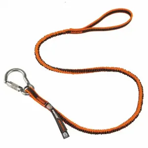 ERGODYNE 3101F(x) Tool Lanyard, Orange, Carabiner, Stainless Steel, Hand Tools/Power Tools | CU4GNP 60WF98