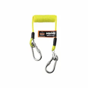 ERGODYNE 3130S Tool Lanyard, Green, Carabiner, Stainless Steel, Hand Tools | CP4JLA 256WH8