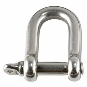 ERGODYNE 3790M Tool Shackle, For Hand Tools, Shackle, Slip-On, Stainless Steel, 15 lb Capacity | CP4JJA 32TN30