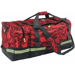 ERGODYNE 5008 Fire Safety Gear Bag, Polyester, Red, 7688 cu. In | BH3BFQ 53PZ55