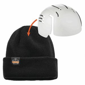 ERGODYNE 6811ZI Knit Cap with Bump Cap, Universal, Black, Acrylic, Thinsulate | CT4BWC 55JF05