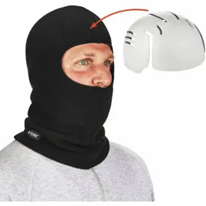 ERGODYNE 6893ZI Balaclava with Bump Cap, Universal, Black, Polyester, Polyester | CT4BWB 55JF07