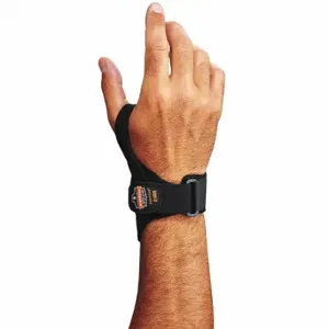 ERGODYNE 70244 Wrist Support, Left, M Ergonomic Support Size, Black | CT8AGF 3RXZ6