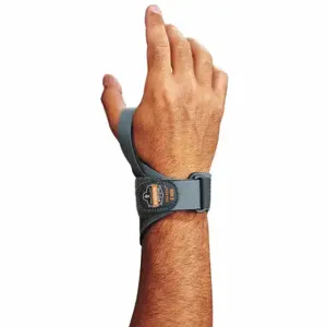 ERGODYNE 70284 Wrist Support, Left, M Ergonomic Support Size, Gray | CT8AGG 3RXZ7