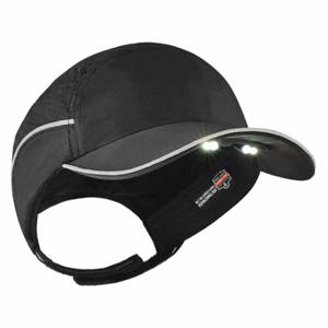 ERGODYNE 8965 Bump Cap, Long Brim Baseball Head Protection, Black, Hook-and-Loop | CP4JHT 55EE83