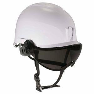 ERGODYNE 8974V Class E SHelmet + Visor, Helmet Head Protection, ANSI Classification Type 1, Class E | CU2ZEW 785U29