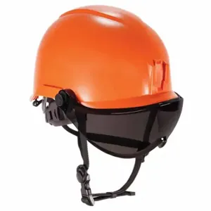 ERGODYNE 8974V Class E SHelmet + Visor, Helmet Head Protection, ANSI Classification Type 1, Class E | CU2ZEX 785U31