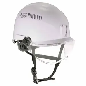 ERGODYNE 8975V Class C SHelmet + Visor, Helmet Head Protection | CU2ZEN 785U32