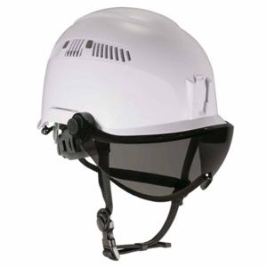 ERGODYNE 8975V Class C SHelmet + Visor, Helmet Head Protection, ANSI Classification Type 1, Class C | CU2ZER 785U33