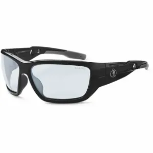 ERGODYNE BALDR Safety Glasses, Polarized, Traditional Frame, Full-Frame, Light Gray, Black | CU2ZHD 458P34