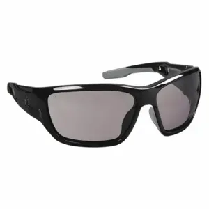 ERGODYNE BALDR-AF Safety Glasses, Polarized, Traditional Frame, Full-Frame, Gray, Black, Black | CU2ZGE 52VY69