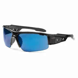 ERGODYNE DAGR Safety Glasses, Polarized, Traditional Frame, Half-Frame, Blue, Black, Gray | CU2ZKB 42DC10