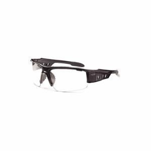 ERGODYNE DAGR Safety Glasses, Polarized, Traditional Frame, Half-Frame, Black, Black, Unisex | CU2ZHQ 458P83