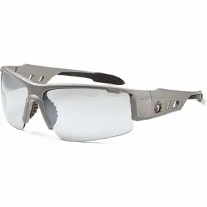 ERGODYNE DAGR Safety Glasses, Polarized, Traditional Frame, Half-Frame, Light Gray, Gray | CU2ZJG 458P93