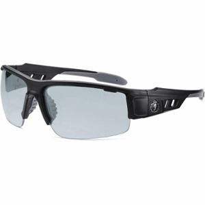 ERGODYNE DAGR-AF Safety Glasses, Polarized, Traditional Frame, Half-Frame, Light Gray, Black | CU2ZJD 458R01