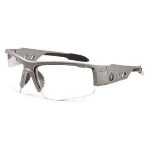 ERGODYNE DAGR-AF Safety Glasses, Polarized, Traditional Frame, Half-Frame, Gray, Gray, Unisex | CU2ZJB 458P89