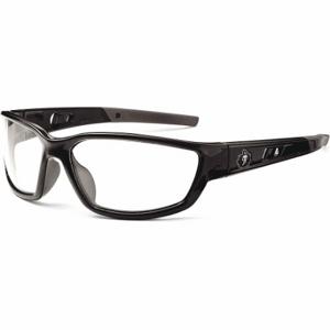 ERGODYNE KVASIR Schutzbrille, traditioneller Rahmen, Schwarz, Schwarz, M Brillengröße, Unisex | CU2ZJJ 458R02