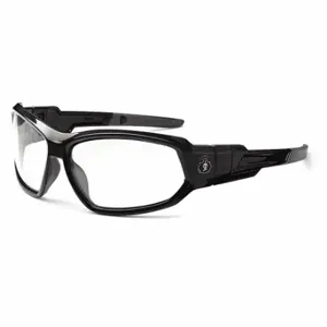 ERGODYNE LOKI Safety Glasses, Polarized, Traditional Frame, Full-Frame, Black, Gray, Unisex | CU2ZFP 42DC26