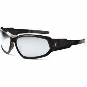 ERGODYNE LOKI Safety Glasses, Polarized, Traditional Frame, Full-Frame, Light Gray, Black | CU2ZHH 458R29