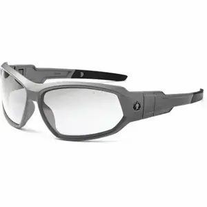 ERGODYNE LOKI-AF Safety Glasses, Polarized, Traditional Frame, Full-Frame, Gray, Gray, Unisex | CU2ZGZ 458R32