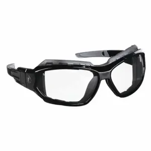 ERGODYNE LOKI-AF Safety Glasses, Polarized, Wraparound Frame, Full-Frame, Light Gray, Black | CU2ZJH 52VY98