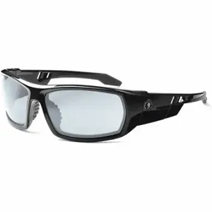 ERGODYNE ODIN Safety Glasses, Polarized, Traditional Frame, Full-Frame, Light Gray, Black | CU2ZHJ 458P61