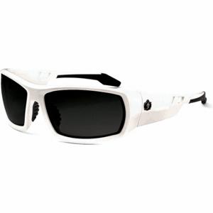 ERGODYNE ODIN Schutzbrille, polarisiert, traditioneller Rahmen, Vollrahmen, grau, weiß, weiß | CU2ZHC 458P68