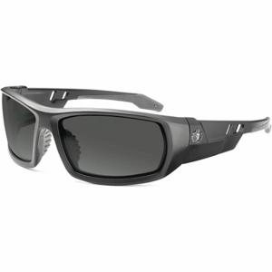 ERGODYNE ODIN Safety Glasses, Polarized, Traditional Frame, Full-Frame, Gray, Black, Black | CU2ZGH 458P71