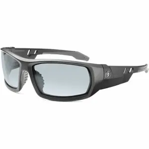 ERGODYNE ODIN-AF Safety Glasses, Polarized, Traditional Frame, Full-Frame, Light Gray, Black | CU2ZJZ 458P74