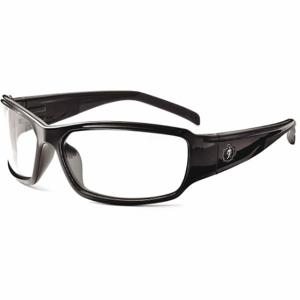 ERGODYNE THOR-AF Safety Glasses, Polarized, Traditional Frame, Full-Frame, Black, Black, Unisex | CU2ZFF 458P76