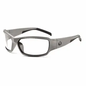 ERGODYNE THOR-AF Safety Glasses, Polarized, Traditional Frame, Full-Frame, Gray, Gray, Unisex | CU2ZGV 458P80