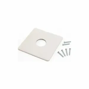 ERIE 65345 Wall Plate, 4-3/4 Inch Square, Cool Gray | CR3AJC 116C32