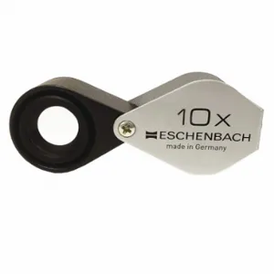 ESCHENBACH OPTIK GMBH 1184-10 Metal Precision Folding Magnifier, 10X Power, 1 Inch Focal Distance, 40D Diopter | CP4UJD 45PF23