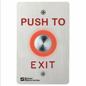 ESSEX PEB-2S Single Gang Exit Button | CN2RVN PEBSS2-US / 1JYX5