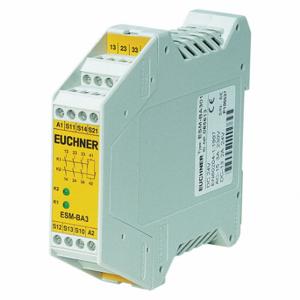 EUCHNER ESM-BA301 Safety Monitoring Relay, Din-Rail Relay Mounting, 16 Pins/Terminals, 24V AC/Dc, 5 Inputs | CP4UNH 45GU93