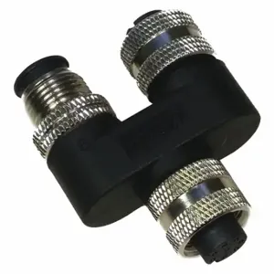 EUCHNER Y-DISTRIBUTOR Y-Distributor Connector, M12 to M12 Plug, Y Style, 2 A | CV4QNZ 45GU69