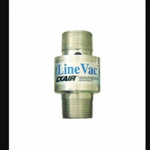 EXAIR 140150 Threaded Line Vac, Aluminum, 1-1/2 Inch Size | CP4UQN 43VX47